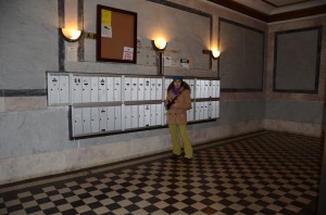The lobby of 709 W. 176th Street, 32 years later